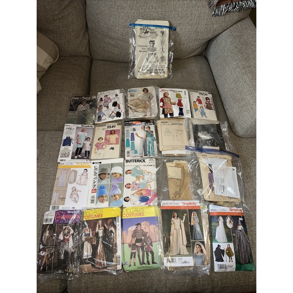 20 + Various Sewing Patterns Butterick‎ Simplicity McCalls Mail Order Buckaroo